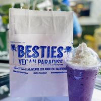 Ube shake #Veganuary at BESTIES Vegan Paradise - Hollywood in Hollywood