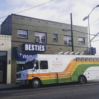 Vegan Besties + Plant Power Fast Food = perfect day at BESTIES Vegan Paradise - Hollywood in Hollywood