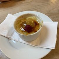 Creme brûlée  at Stem & Glory in London