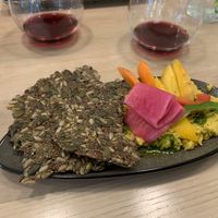 Hummus starter at Stem & Glory in London