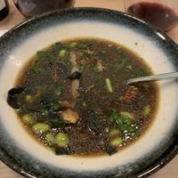 Amazing black noodle pho  at Stem & Glory in London