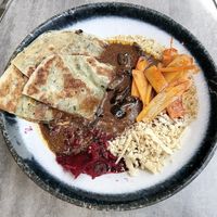 Vegan food at Stem & Glory in London
