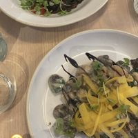 King oyster scallops  at Stem & Glory in London