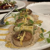 Scallops   at Stem & Glory in London