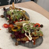 Fish taco  at Stem & Glory in London