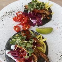 Korean ‘Fish’ tacos  at Stem & Glory in London
