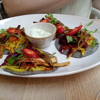 Korean 'fish' tacos at Stem & Glory in London