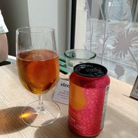 Alcohol-free beer at Stem & Glory in London