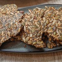 Multi-seed crackers (6/10) at Stem & Glory in London