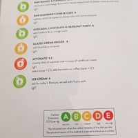 Menu at Stem & Glory in London