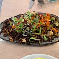 Kimchi fried rice   at Stem & Glory in London