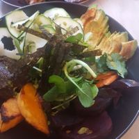 Rainbow bowl at Stem & Glory in London