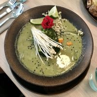 Thai green curry at Stem & Glory in London