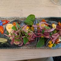 tacos at Stem & Glory in London