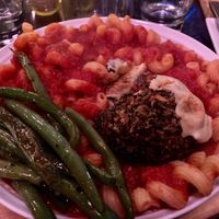 Cavitation with Quinoa Meatball all with Victoria’s homemade cashew-sunflower seed cheese 😋   at Mezzo Italiano in Cambria