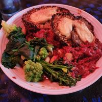 Eggplant parmesan at Mezzo Italiano in Cambria