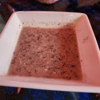 Mushroom soup at Mezzo Italiano in Cambria