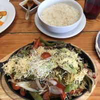 Fajitas veganas   at Amaranto in Tulum