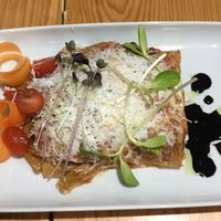 Amaranto's lasagna. at Amaranto in Tulum