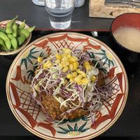 Keema soy curry set  at K Kitchen Green in Myoko