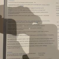 Menu. Although if probably changes often.  at Market Lane in Cork