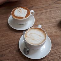 Soy milk coffee at Kenza in 