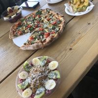 Delicious vegan pizza!  at Freak Brothers Pizza in Phoenix