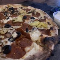 Vegan pepperoni   at Freak Brothers Pizza in Phoenix