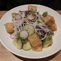 Crispy tofu zen bowl at Earls Kitchen + Bar in Victoria