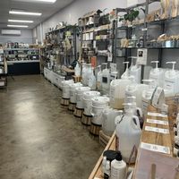 Bulk cleaning supplies and hygiene products  at Zero Waste Emporium in Victoria