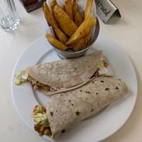 Spicy cauliflower chickpea tacos at Tin Roof Cafe - Langata in Nairobi