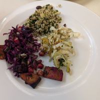 You can choose your own salad with the avo toast at Tin Roof Cafe - Langata in Nairobi