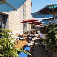 Outdoor seating at Yooji's Sushi - Kesselhaus in Winterthur