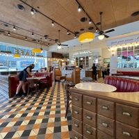 Cute cafe  at Cafe Landwer - University Ave in Toronto