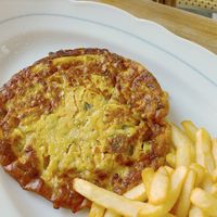 Vegan omelette at Cafe Landwer - University Ave in Toronto