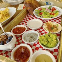 Nice spread  at Cafe Landwer - University Ave in Toronto