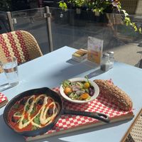 plant-based shawarma  at Cafe Landwer - University Ave in Toronto