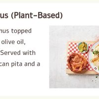 Falafel Hummus at Cafe Landwer - University Ave in Toronto