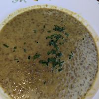 Lentil Soup at Cafe Landwer - University Ave in Toronto