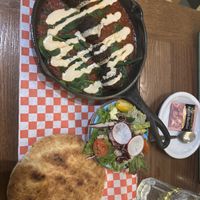 Vegan shakshuka  at Cafe Landwer - University Ave in Toronto