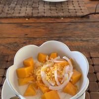 Mango sticky rice  at Sea Gypsea in Koh Yao Noi