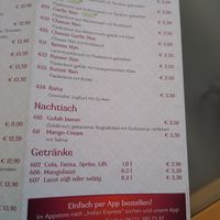 Menu 3 at Indian Tandoori in Mainz