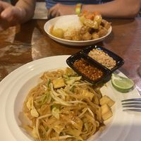 Vegan pad thai  at Yawee in Koh Lanta
