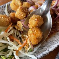 Tofu plus seasoning   at Yawee in Koh Lanta