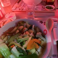 Pho with vegetables at Ra'mien in Vienna