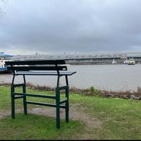 it’s with an view on „main“ Amsterdam / ferries are free and go very frequently   at Clinknoord in Amsterdam