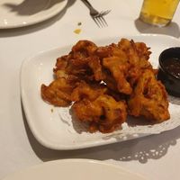 Onion bhaji at Little Mumbai in Twickenham