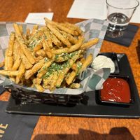 Vegan truffle parmesan fries   at CRAVE in Bloomington