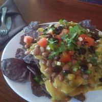 vegan nachos at Wildflower Cafe and Bakery in Arcata