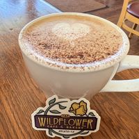 Mocha with oat milk   at Wildflower Cafe and Bakery in Arcata